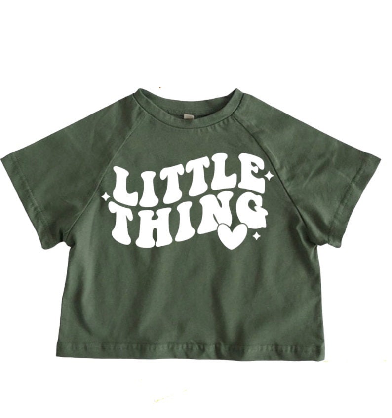 Little Thing Retro Baby oversized T-SHIRTS | GRAPHIC TEE | summer | baby boy girl gift | cute | toddlerhood | Crewneck | baby clothes