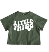 Little Thing Retro Baby oversized T-SHIRTS | GRAPHIC TEE | summer | baby boy girl gift | cute | toddlerhood | Crewneck | baby clothes