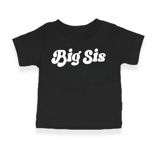 Big Sis Baby Girl toddler cotton T-shirt | graphic tee | baby gift | baby boy girl | baby clothes | baby shower | top | baby birthday |