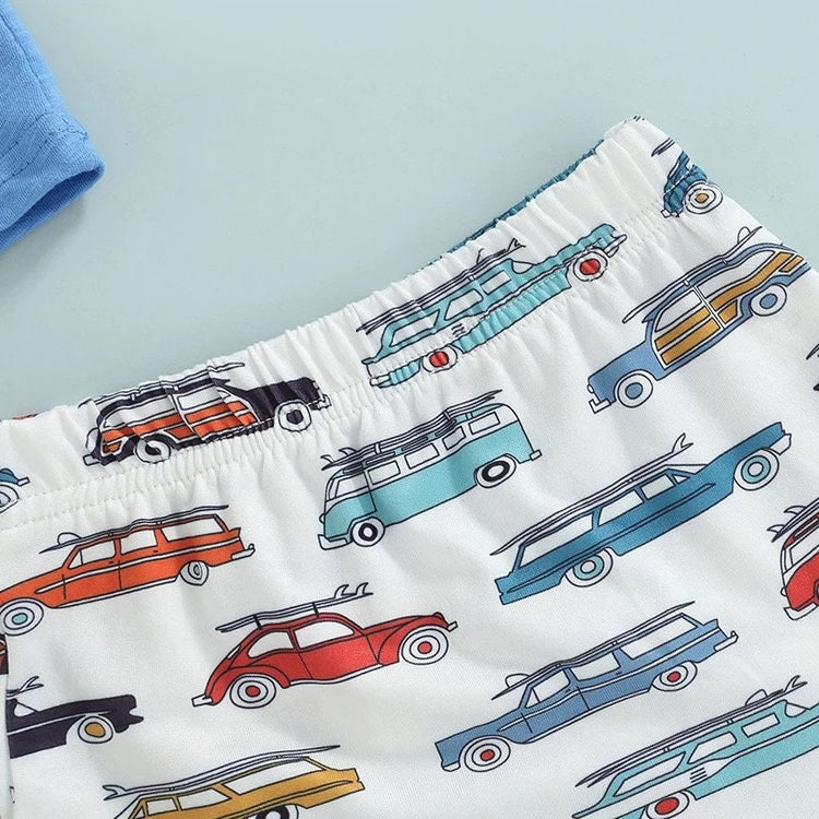 Baby Boy Clothes Outfit, Baby Boys Toddler Short Sleeve Shirt Shorts Set | Toddler Boy Clothing | baby boy gift | infant | bummies