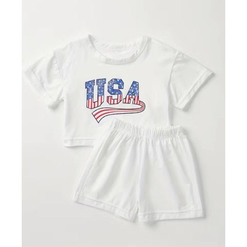 Baby boy and girl toddler usa shirts and tshirt Clothing set outfit | cotton | summer | infant |newborn | baby gift | baby boy set