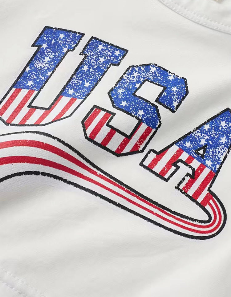 Baby boy and girl toddler usa shirts and tshirt Clothing set outfit | cotton | summer | infant |newborn | baby gift | baby boy set