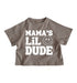 Retro mamas little dude Baby boy and toddler oversized T-SHIRTS | GRAPHIC TEE | summer | baby gift | smiley | birthday | Crewneck | shower