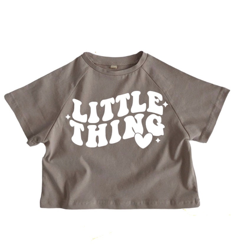 Little Thing Retro Baby oversized T-SHIRTS | GRAPHIC TEE | summer | baby boy girl gift | cute | toddlerhood | Crewneck | baby clothes