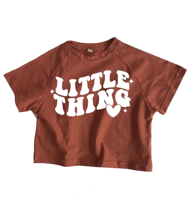 Little Thing Retro Baby oversized T-SHIRTS | GRAPHIC TEE | summer | baby boy girl gift | cute | toddlerhood | Crewneck | baby clothes