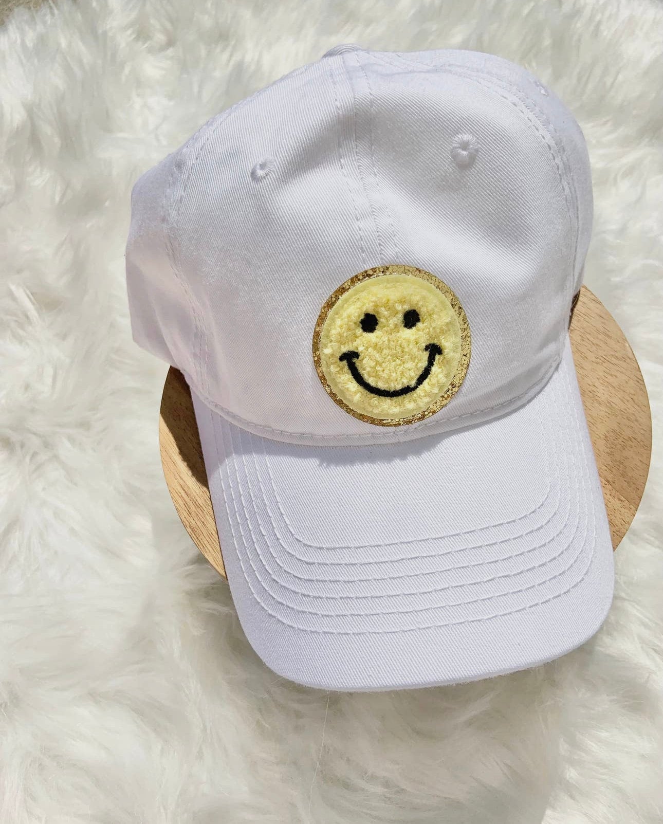 Baby girl Smiley patch Baseball Cap Hats / sun hat / baby clothes / retro / toddler hat | kids | retro | infant | baby shower gift |