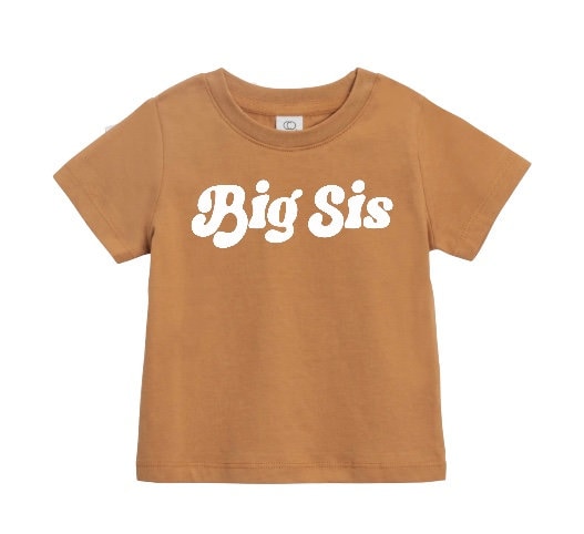 Big Sis Baby Girl toddler cotton T-shirt | graphic tee | baby gift | baby boy girl | baby clothes | baby shower | top | baby birthday |
