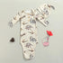 Dinosaur Newborn Baby Swaddle Blanket Wrap Bodysuit + hat | baby girl gift | announcement | baby shower | knot gown | handmade | outfit |