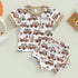 Baby Boy Clothes Outfit, Baby Boys Toddler surf jeep Print Short Sleeve Shirt Shorts Set | Toddler Boy Clothing | baby boy gift | infant