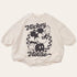 Checkered Mickey baby Oversized Sweatshirt Romper / baby clothes / baby girl boy / newborn / infant / gift / bubble onesie / shower / crew
