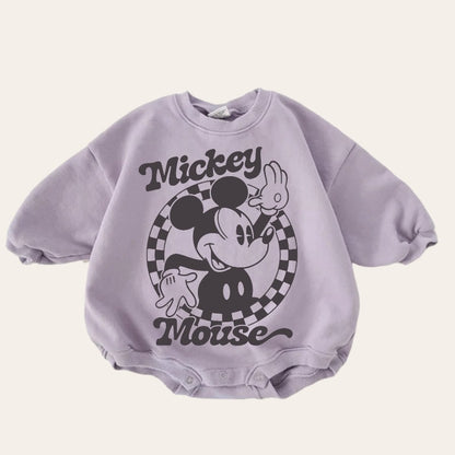 Women's Oversized Mickey Mouse Sweatshirt I