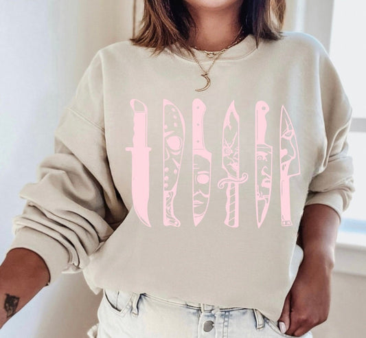 Scream Horror Movie fleece crewneck Sweatshirts
