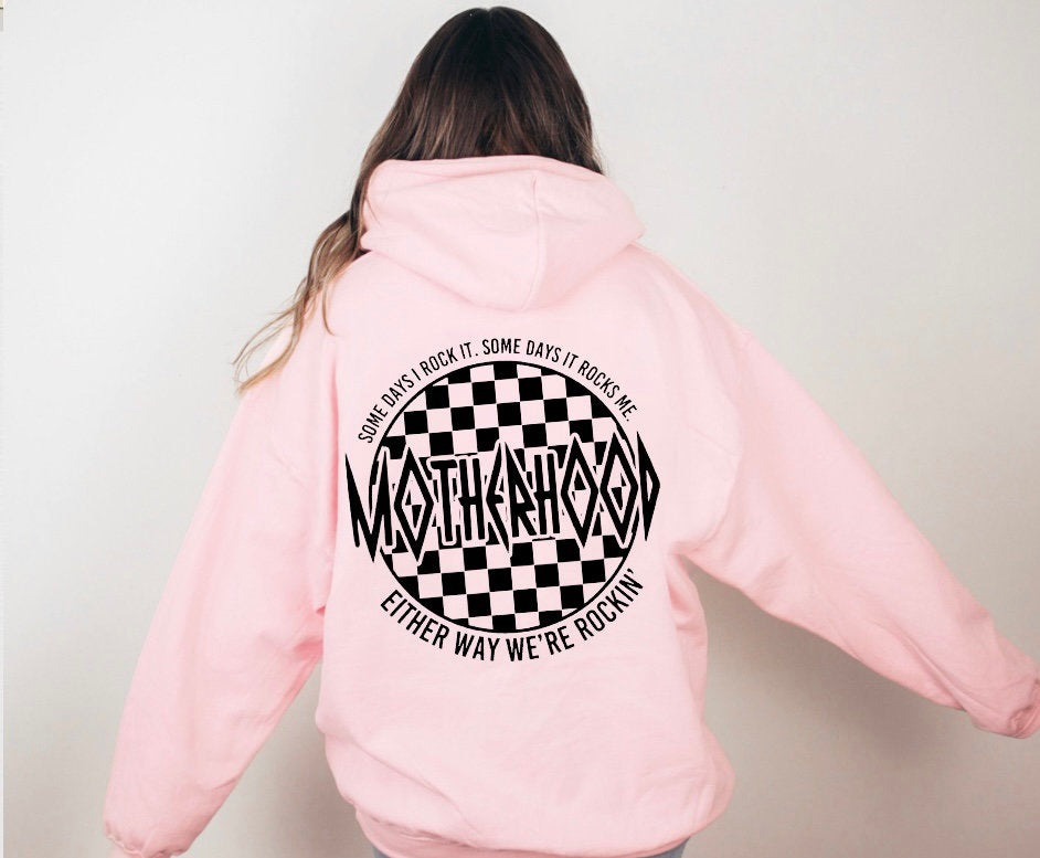 Rockin Motherhood Womens crewneck hoodies