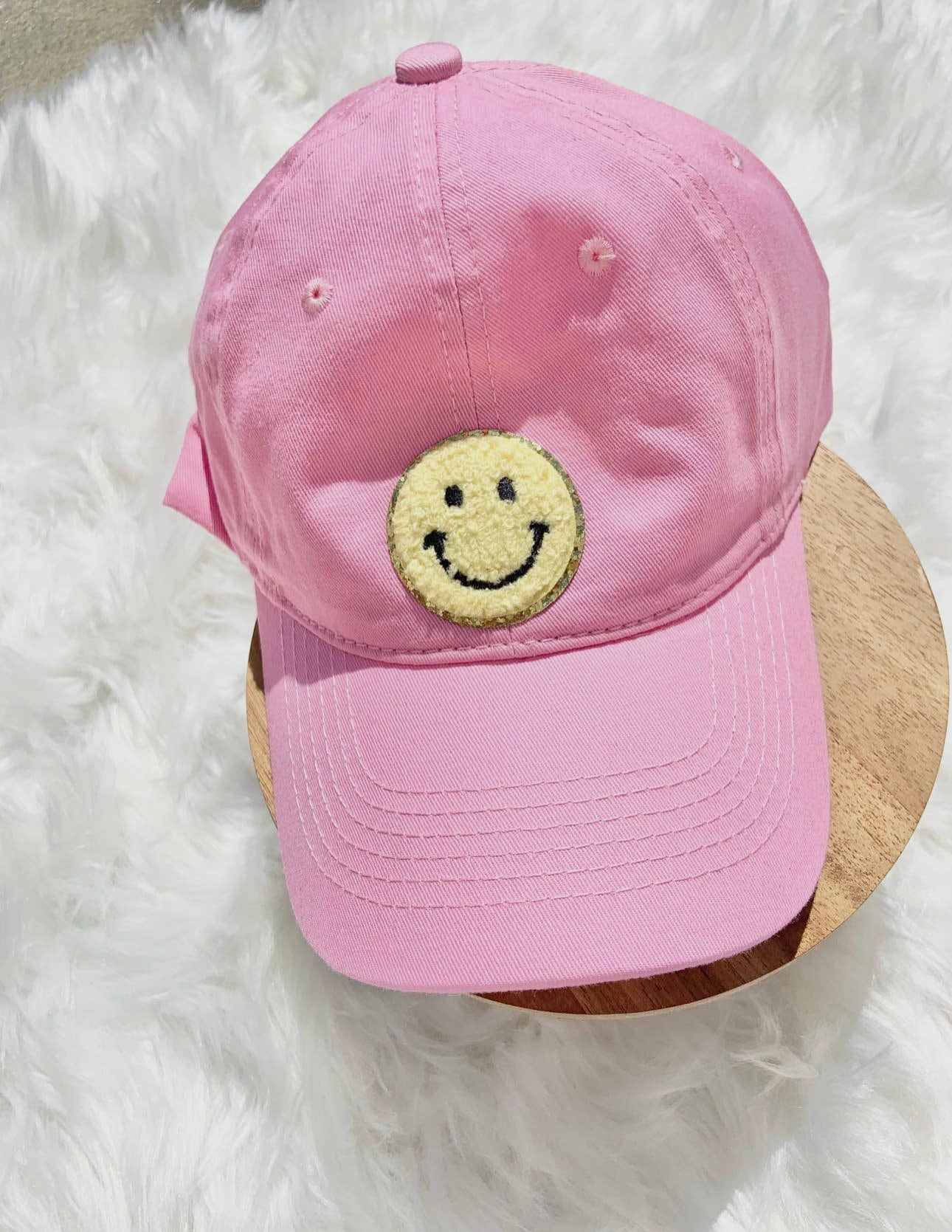 Baby girl Smiley patch Baseball Cap Hats / sun hat / baby clothes / retro / toddler hat | kids | retro | infant | baby shower gift |