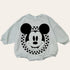 Mickey and Minnie baby Oversized Sweatshirt Romper / baby clothes / baby girl boy / newborn / infant / gift / bubble onesie / shower / crew