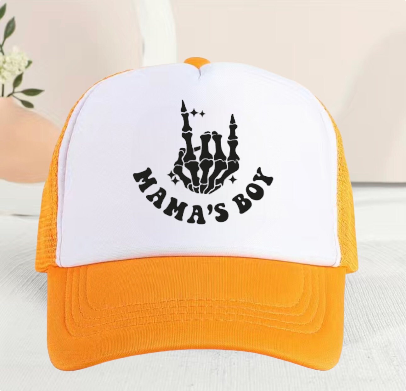 Baby & toddler Mamas Boy Trucker Baseball cap Hat Summer Spring Kids Cotton, Children Cap , Beach , Travel , Kids Hats , Caps , boys , retro