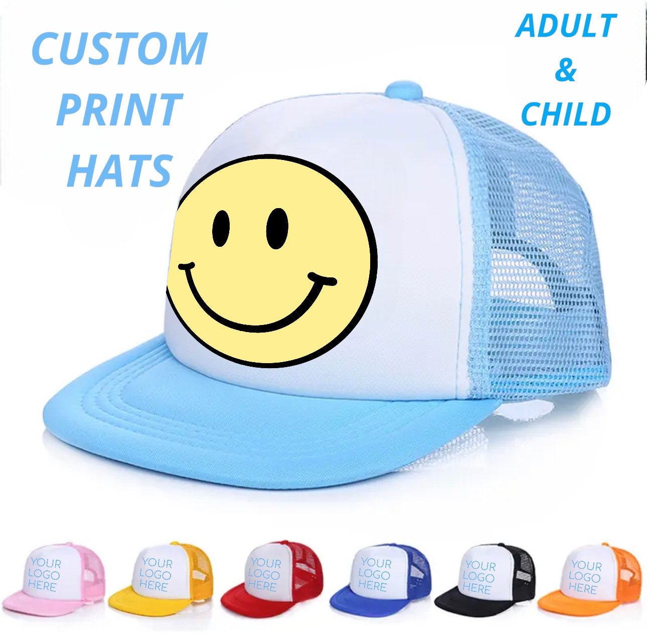 Custom baseball hats for hot sale kids