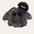 Checkered Mickey baby Oversized Sweatshirt Romper / baby clothes / baby girl boy / newborn / infant / gift / bubble onesie / shower / crew