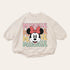 Retro Minnie baby Oversized Sweatshirt Romper / baby clothes / baby girl boy / newborn / crewneck / gift / bubble onesie / shower / Disney