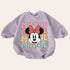 Retro Minnie baby Oversized Sweatshirt Romper / baby clothes / baby girl boy / newborn / crewneck / gift / bubble onesie / shower / Disney