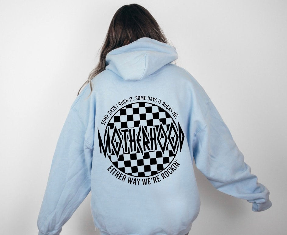 Rockin Motherhood Womens crewneck hoodies