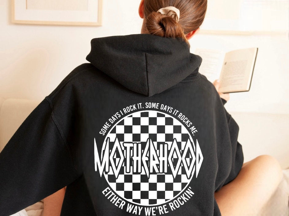 Rockin Motherhood Womens crewneck hoodies