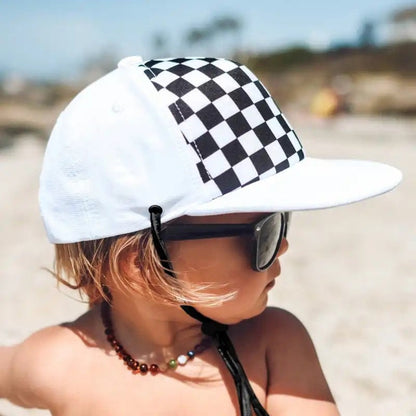 Baby & toddler Flat Bill Baseball cap Hat Spring Kids summer | Children Cap | Beach | Travel | Kids Hats | Cap | boys | girls | checkered