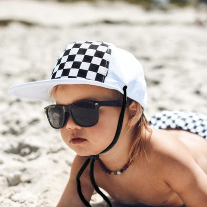 Baby & toddler Flat Bill Baseball cap Hat Spring Kids summer | Children Cap | Beach | Travel | Kids Hats | Cap | boys | girls | checkered