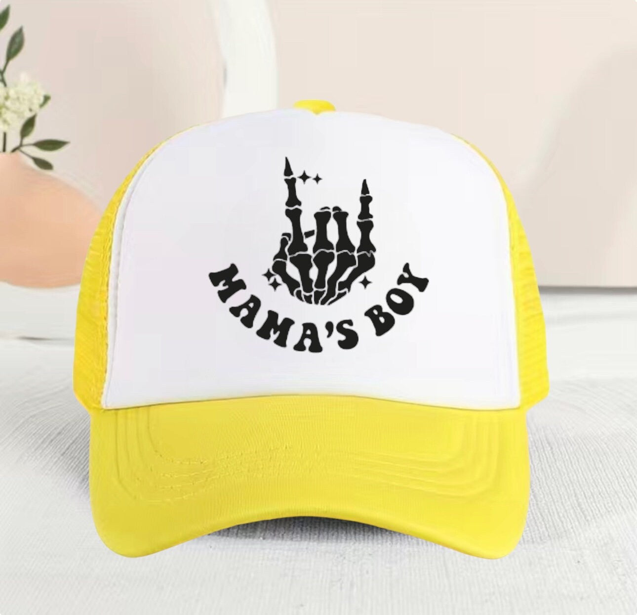 Baby & toddler Mamas Boy Trucker Baseball cap Hat Summer Spring Kids Cotton, Children Cap , Beach , Travel , Kids Hats , Caps , boys , retro