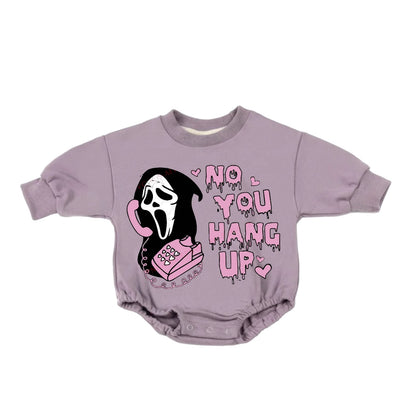 Scream Horror Movie Halloween French Terry Baby Sweatshirt Romper/ baby clothes / boy girl / baby gift / newborn / infant / bubble | soft