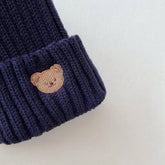 Baby and Kids Winter teddy bear Beanies /tuque / winter hat / baby beanie / baby / newborn / cute / embroider / baby winter / kids hat /