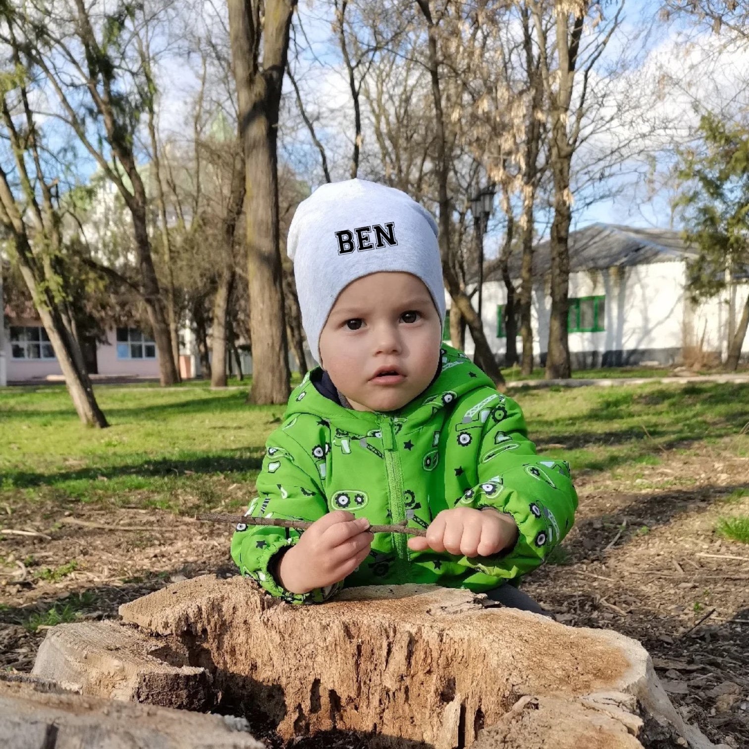 Personalized Custom name Baby Winter Beanies