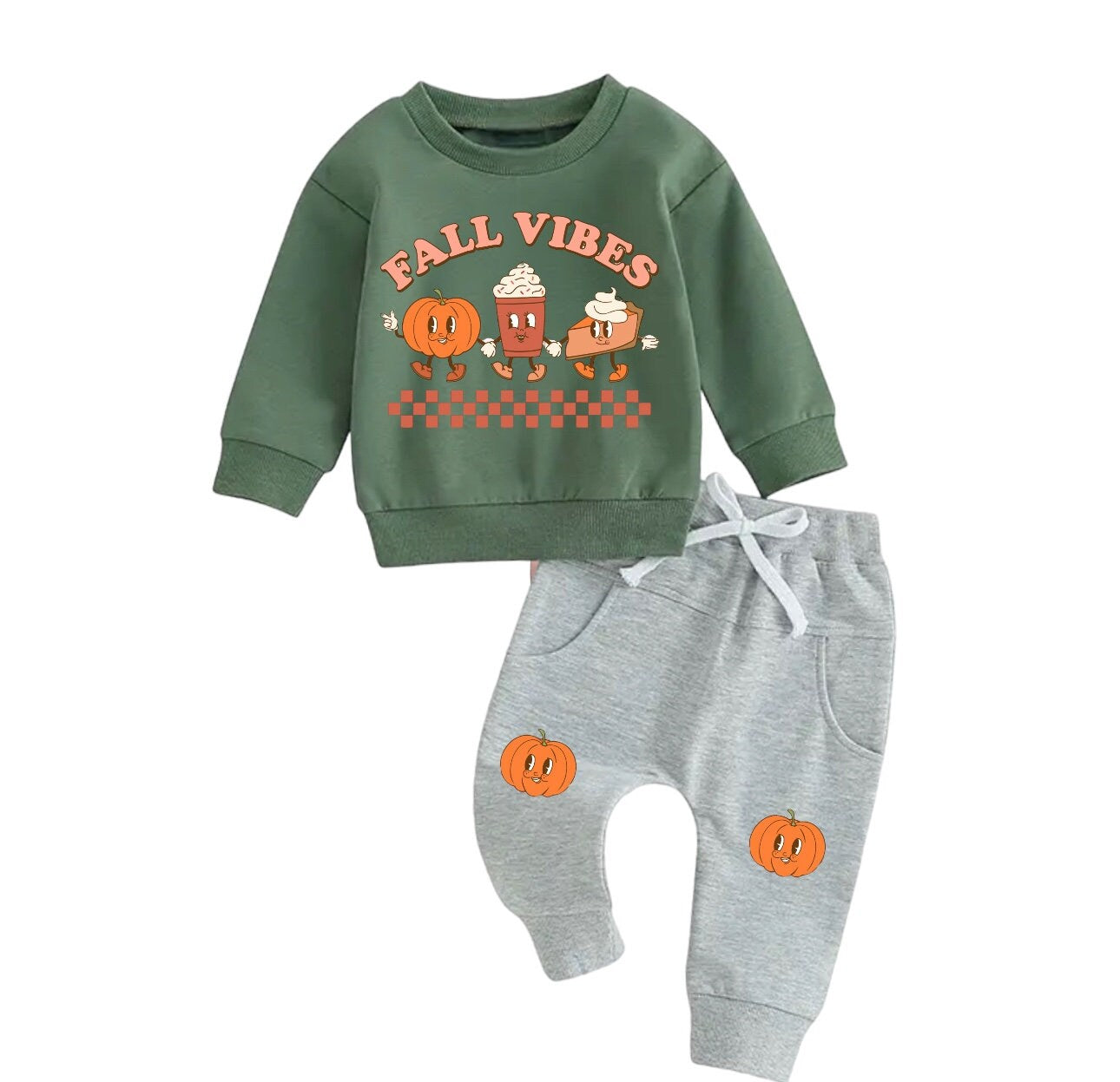 Halloween Baby Outfit set sweatshirt and pants / baby clothes / soft / retro / baby girl boy / baby shower / baby gift \ fall / sweater