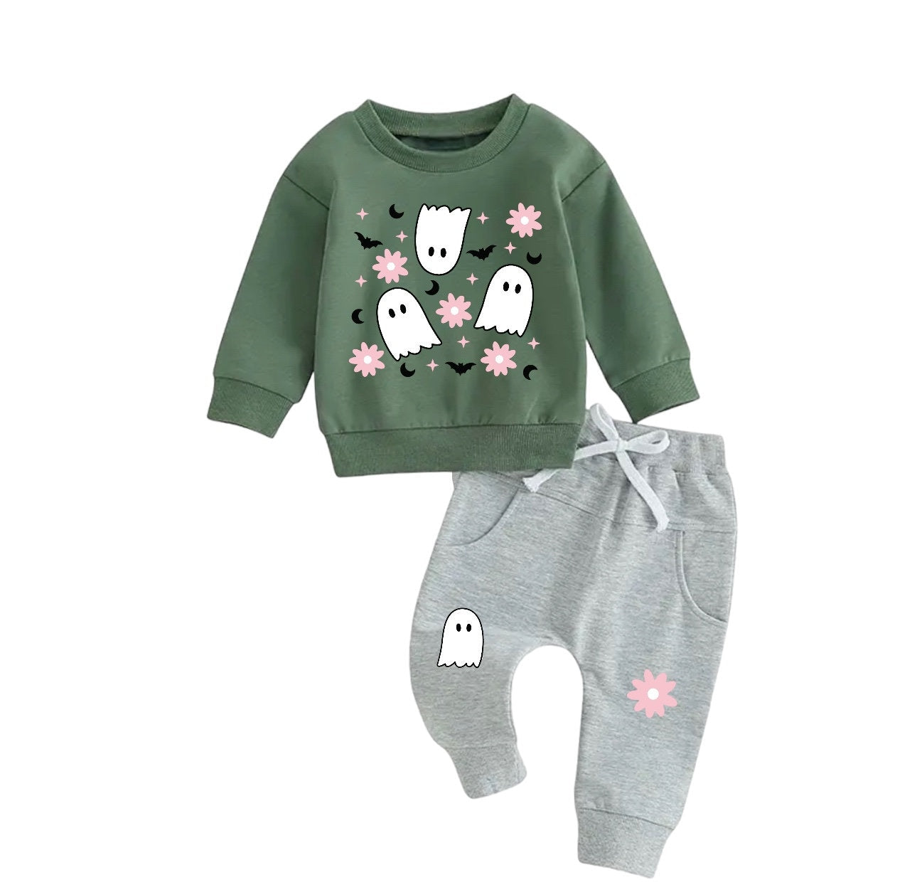 Halloween Baby Outfit set sweatshirt and pants / baby clothes / soft / retro / baby girl boy / baby shower / baby gift \ fall / sweater