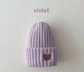 Baby and Kids Winter teddy bear Beanies /tuque / winter hat / baby beanie / baby / newborn / cute / embroider / baby winter / kids hat /