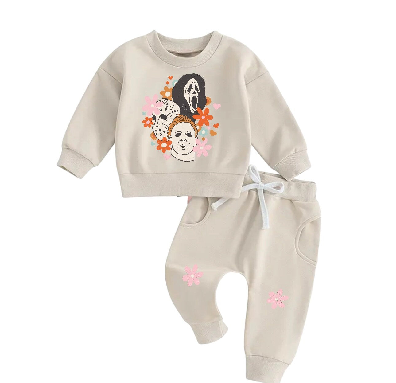 Halloween Baby Outfit set sweatshirt and pants / baby clothes / soft / retro / baby girl boy / baby shower / baby gift \ fall / sweater