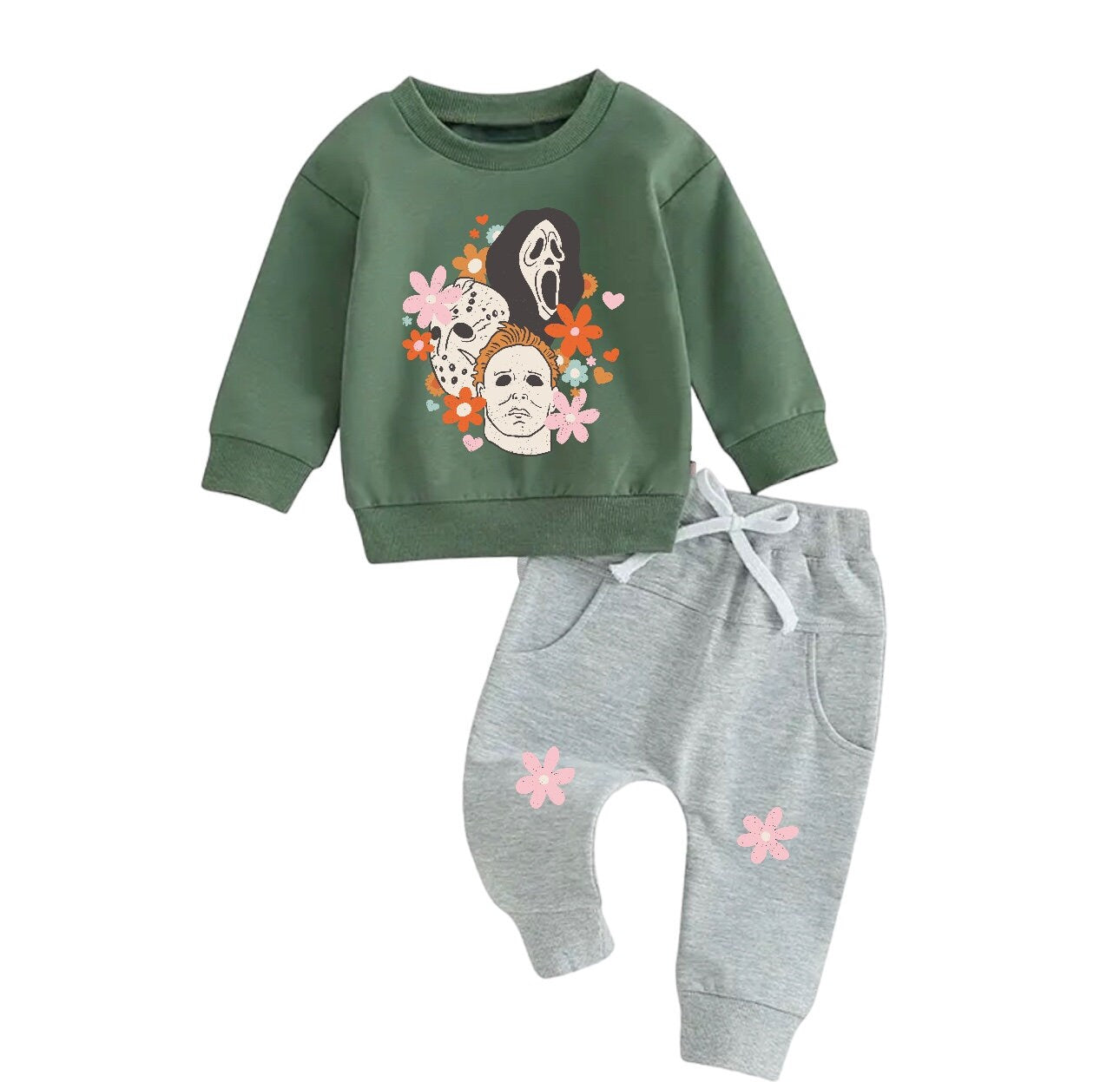 Halloween Baby Outfit set sweatshirt and pants / baby clothes / soft / retro / baby girl boy / baby shower / baby gift \ fall / sweater