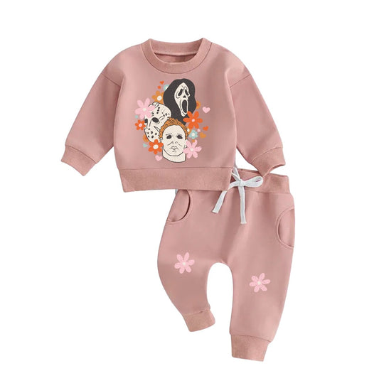 Halloween Baby Outfit set sweatshirt and pants / baby clothes / soft / retro / baby girl boy / baby shower / baby gift \ fall / sweater