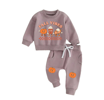 Halloween Baby Outfit set sweatshirt and pants / baby clothes / soft / retro / baby girl boy / baby shower / baby gift \ fall / sweater