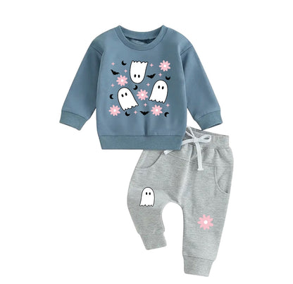 Halloween Baby Outfit set sweatshirt and pants / baby clothes / soft / retro / baby girl boy / baby shower / baby gift \ fall / sweater