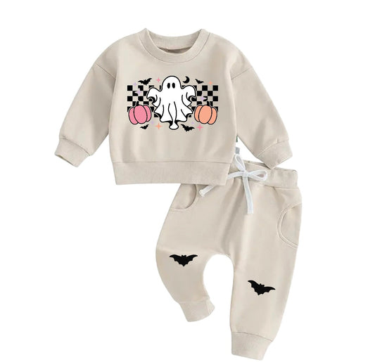 Halloween Baby Outfit set sweatshirt and pants / baby clothes / soft / retro / baby girl boy / baby shower / baby gift \ fall / sweater