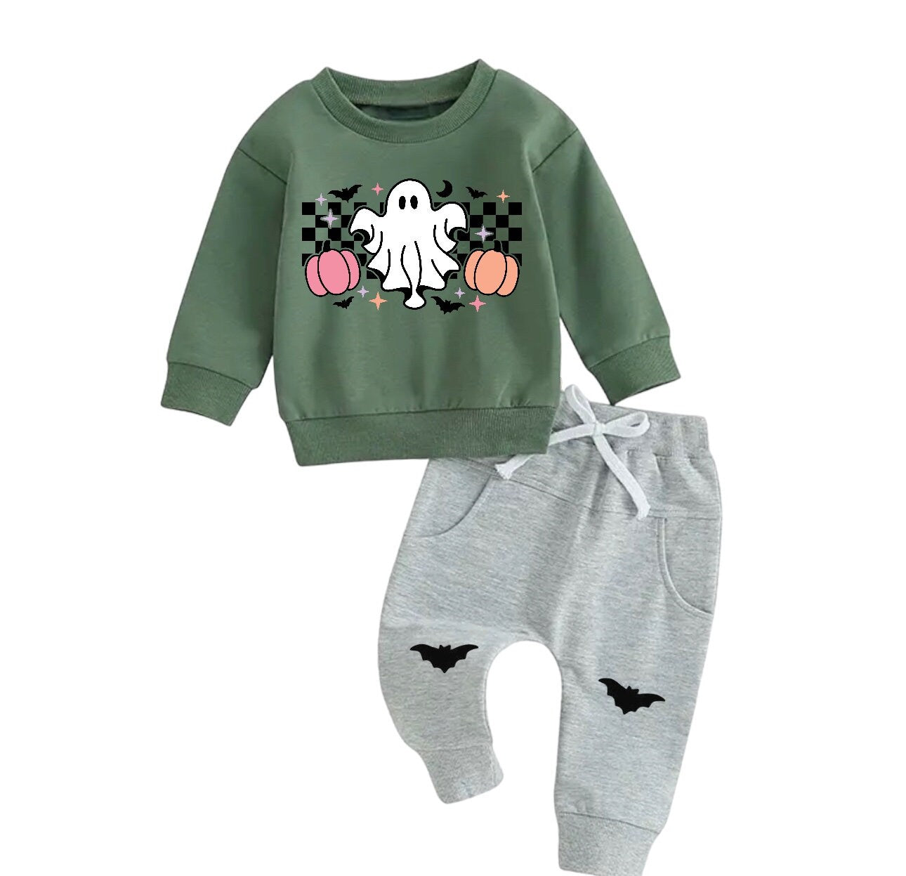 Halloween Baby Outfit set sweatshirt and pants / baby clothes / soft / retro / baby girl boy / baby shower / baby gift \ fall / sweater