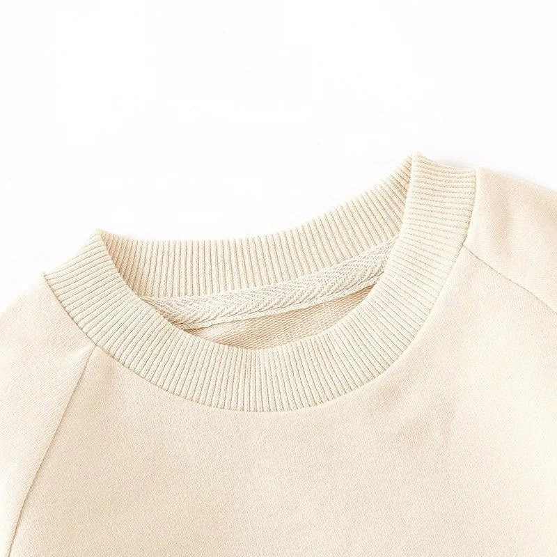 pink checkered mini Baby girl Sweatshirt soft Terry newborn sweater / infant / baby clothes / / boy / outfit / baby gift / newborn crewneck