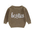 Knit Embroidered bestie baby girl sweater / baby boy / baby clothes / newborn / welcome home / baby gift / baby shower / fall sweat