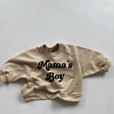 Toddler Baby boy Oversized Cotton Sweatshirts mamas boy kids clothes crewneck sweatshirt sweater toddler baby sweatshirt gift birthday