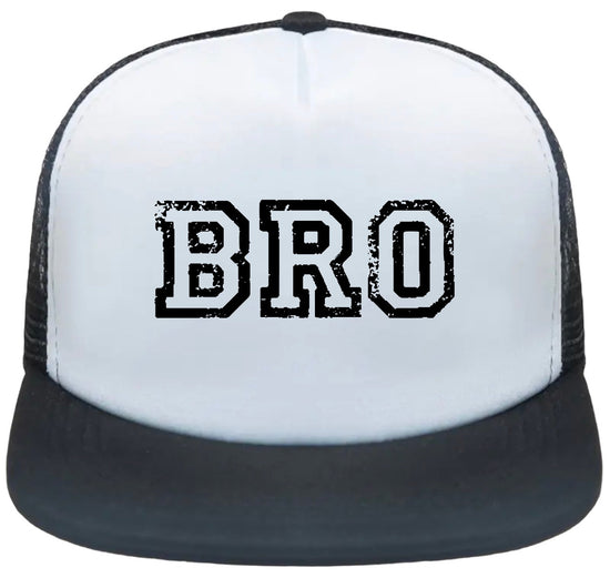 bro baseball trucker cap hats / baby clothes / summer / baby hat kids toddler brother matching outfits big brother