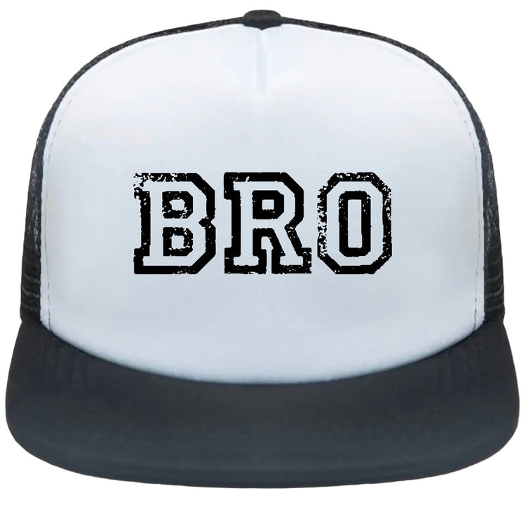 bro baseball trucker cap hats / baby clothes / summer / baby hat kids toddler brother matching outfits big brother