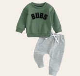 Bubs Baby Boy Autumn Clothes Set | Newborn | Long Sleeve Top + Pants | sweatshirt newborn Clothes | Baby Gift | Baby Boy Clothing outfit