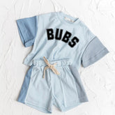 Bubs 100% cotton color block Baby toddler boy outfit Clothing set , outfit , shirt , shorts , baby girl , baby clothes, baby shower, gift