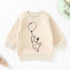 cartoon pooh Baby girl boy Sweatshirt soft Terry newborn sweater